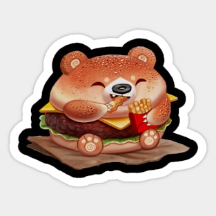 Burger Sticker